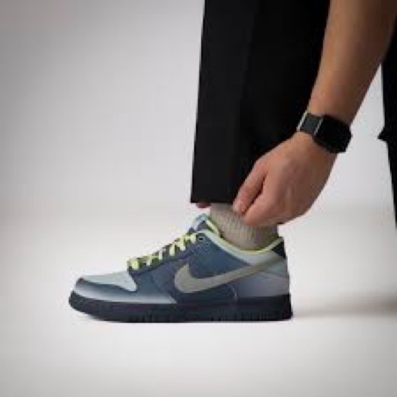 Nike Other - Nike Dunk Low BG GS Halloween Diffused Blue Tint FQ8354-491 sz 5Y 6.5 WM NIB